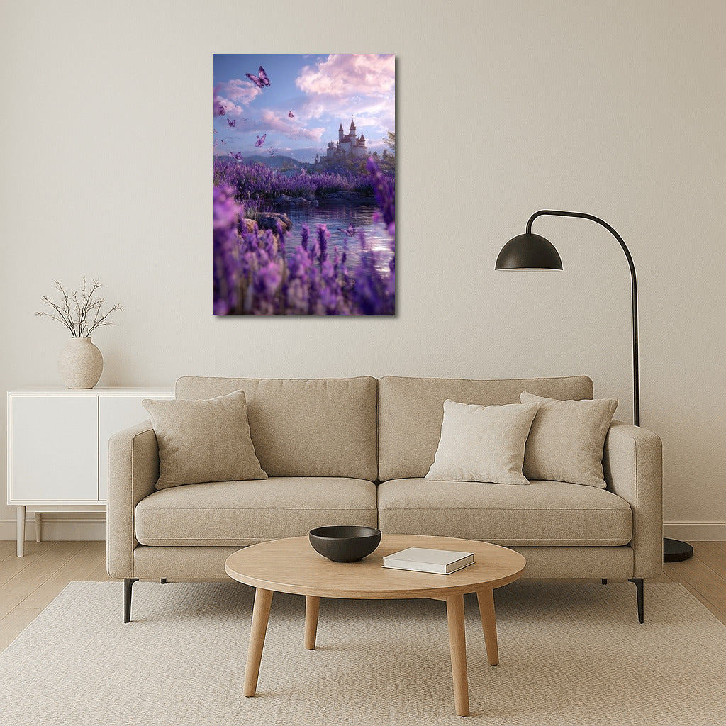 Lavender Dreams: Flowers and Butterflies in a Fairytale World