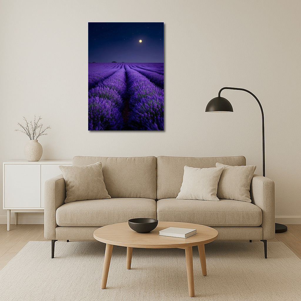 Lavender Flowers in Moonlight: Transform Your Home into a Floral Paradise