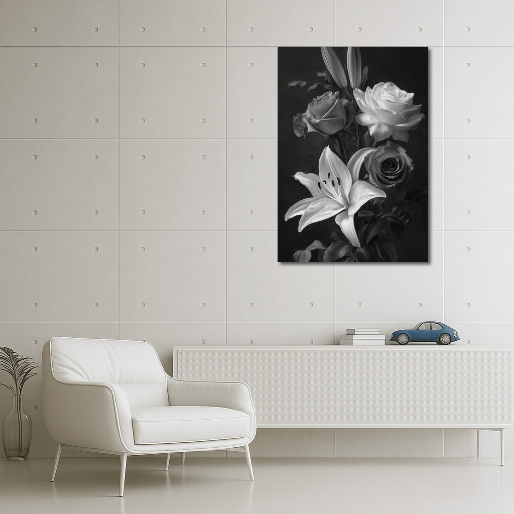 Romance of Lilies and Roses: Elegant Floral Decor for Interiors