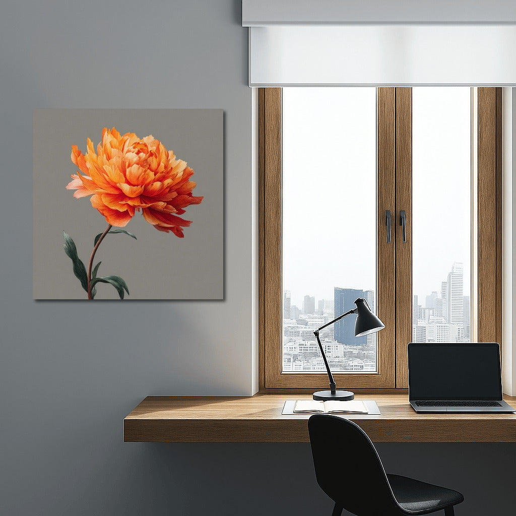 Exquisite Orange Flowers: Bright and Elegance