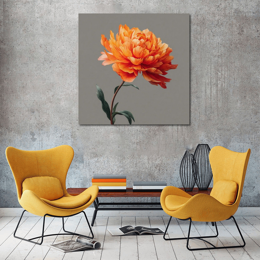 Exquisite Orange Flowers: Bright and Elegance