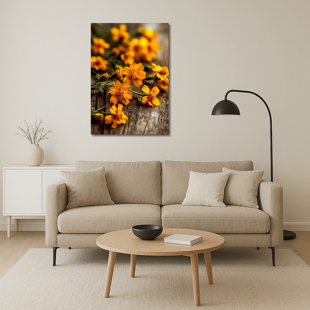 Golden Marigolds: Warmth and Comfort in Your Interior