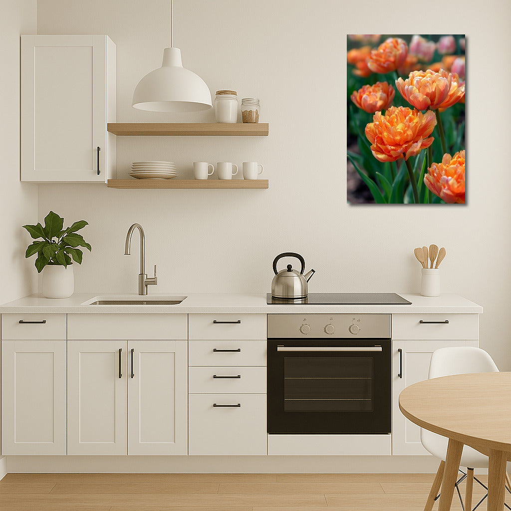Peach Tulips: Spring Charm for the Interior