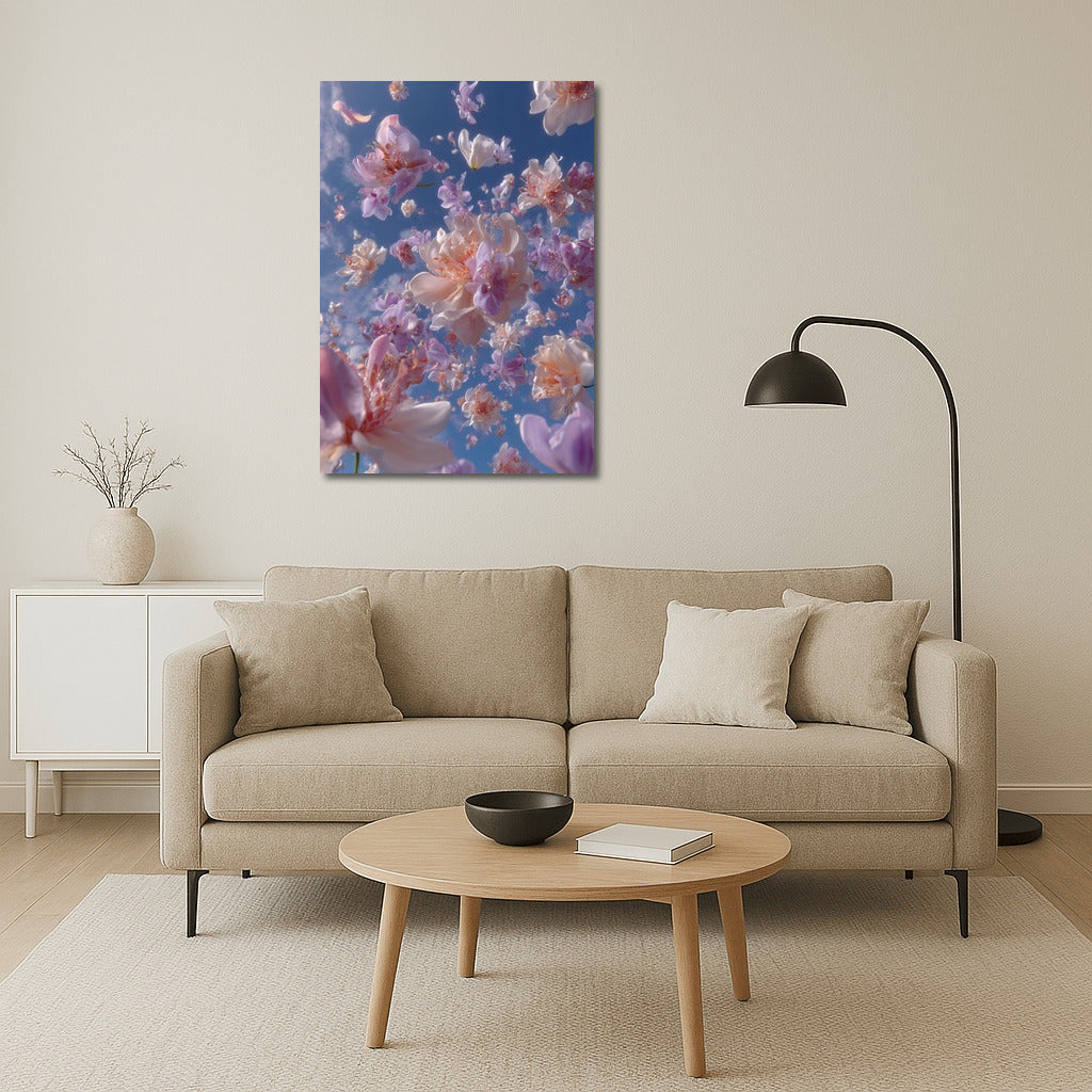 Cherry Blossom: Flowers Floating in the Sky