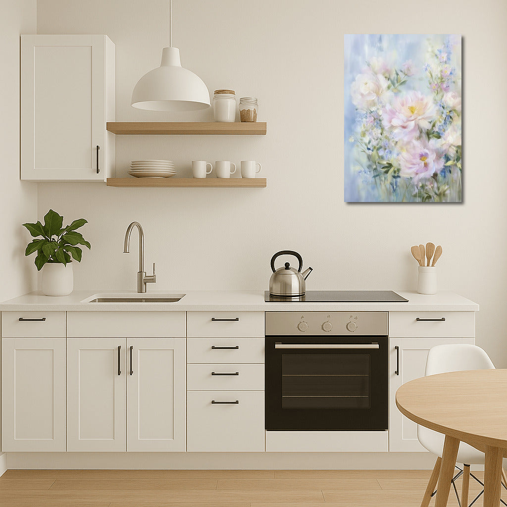 Flower Symphony: Sarah Bernhardt Peonies and Delphiniums