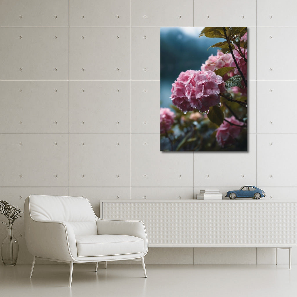 Watercolor Hydrangea: Floral Symphony for Interior