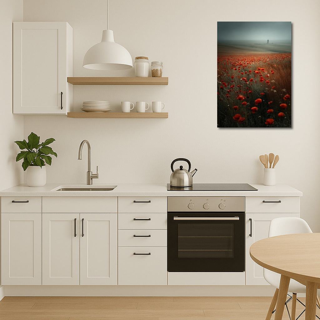 Flower Field: The Charm of Bright Poppies