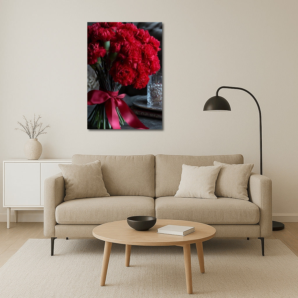 Floral Symphony: Bright Carnations for an Elegant Interior