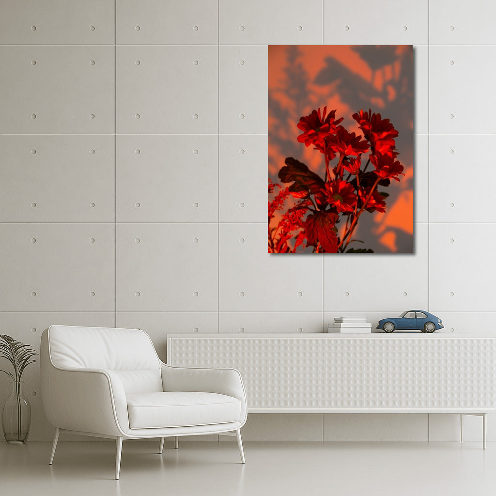 Floral Charm: Red Gerberas for Coziness and Warmth