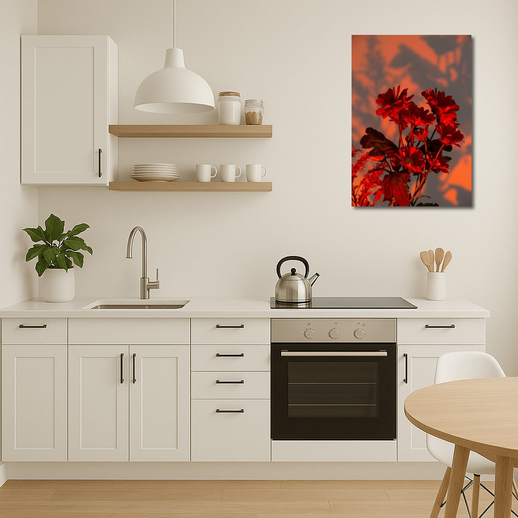 Floral Charm: Red Gerberas for Coziness and Warmth