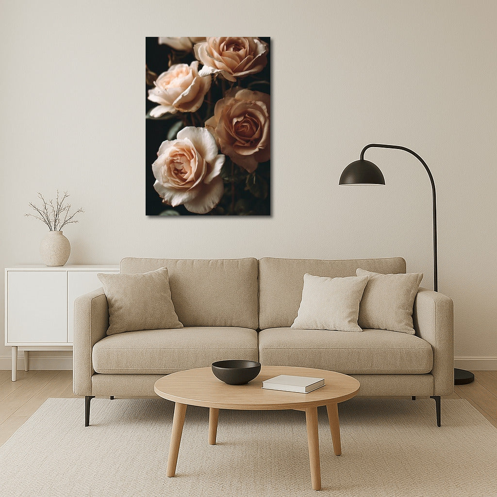 Delicate Roses: Romance of the Flower World