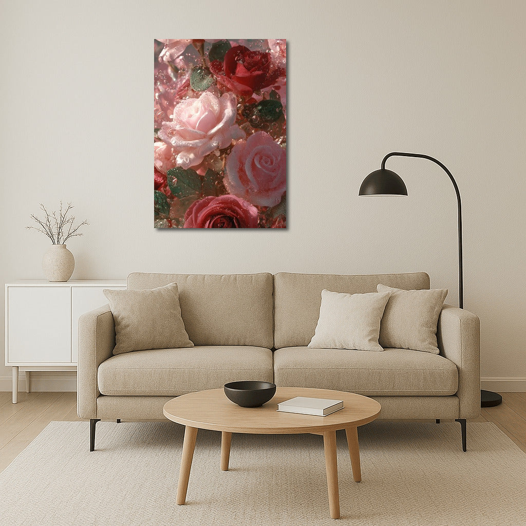 Romantic Roses: Tenderness and Beauty on Canvas