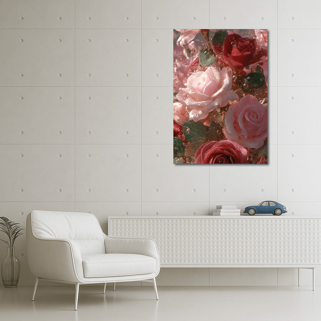 Romantic Roses: Tenderness and Beauty on Canvas