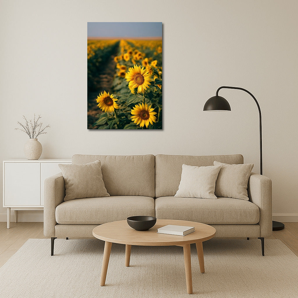 Sunny Sunflowers: Warmth and Harmony in the Interior