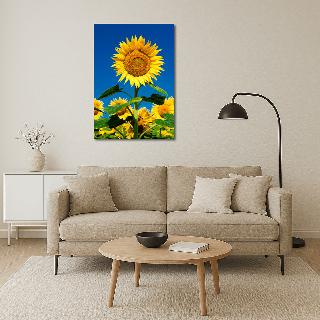 Sunny Sunflowers: Vibrant Wall Decoration