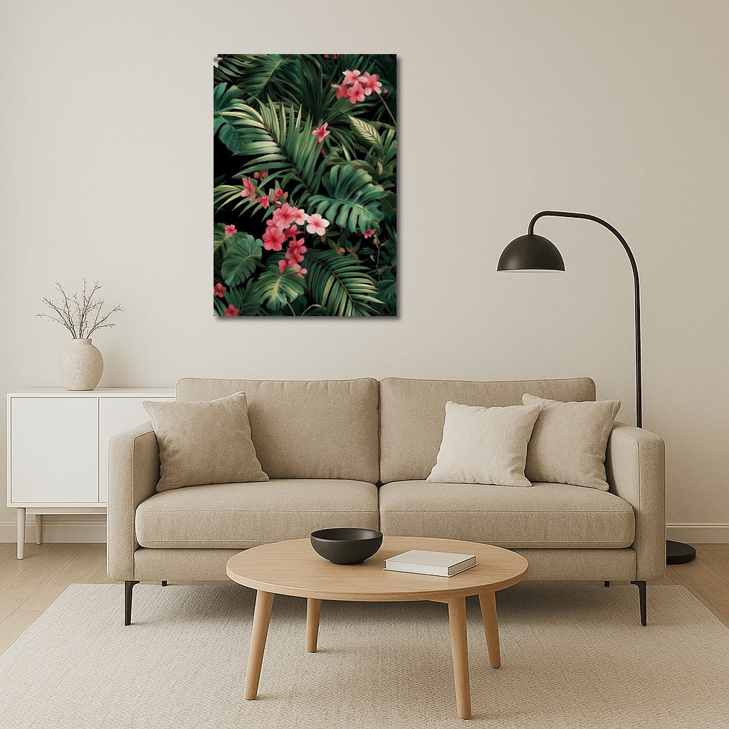 Hibiscus Flower Paradise: Tropical Symphony for Your Interior