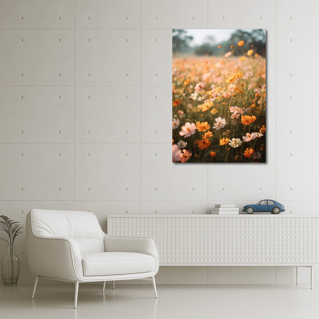 Flower Paradise: Cosmos in Sunlight