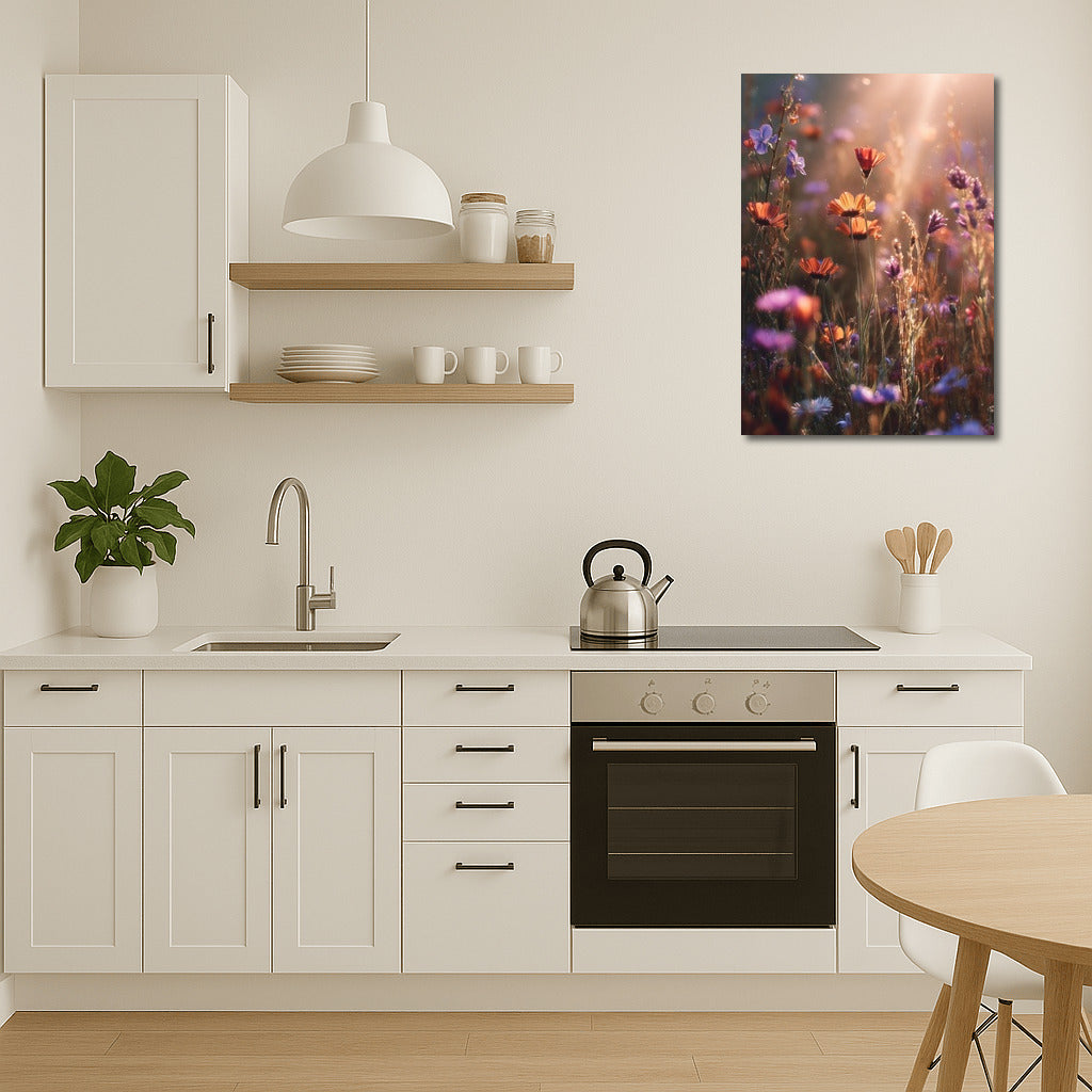 Solar Symphony: Daisies and Cornflowers