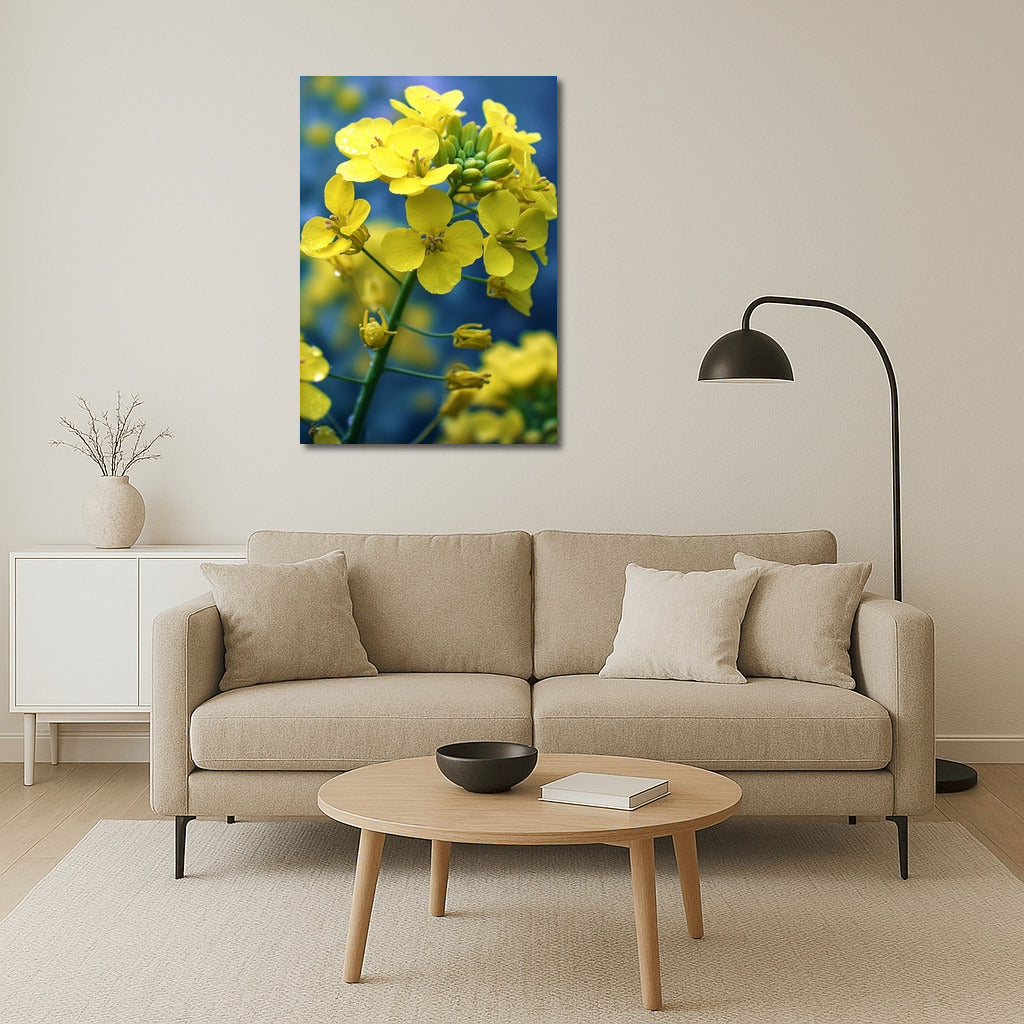 Golden Waltz of Rape Flowers: A Bright Accent for the Interior