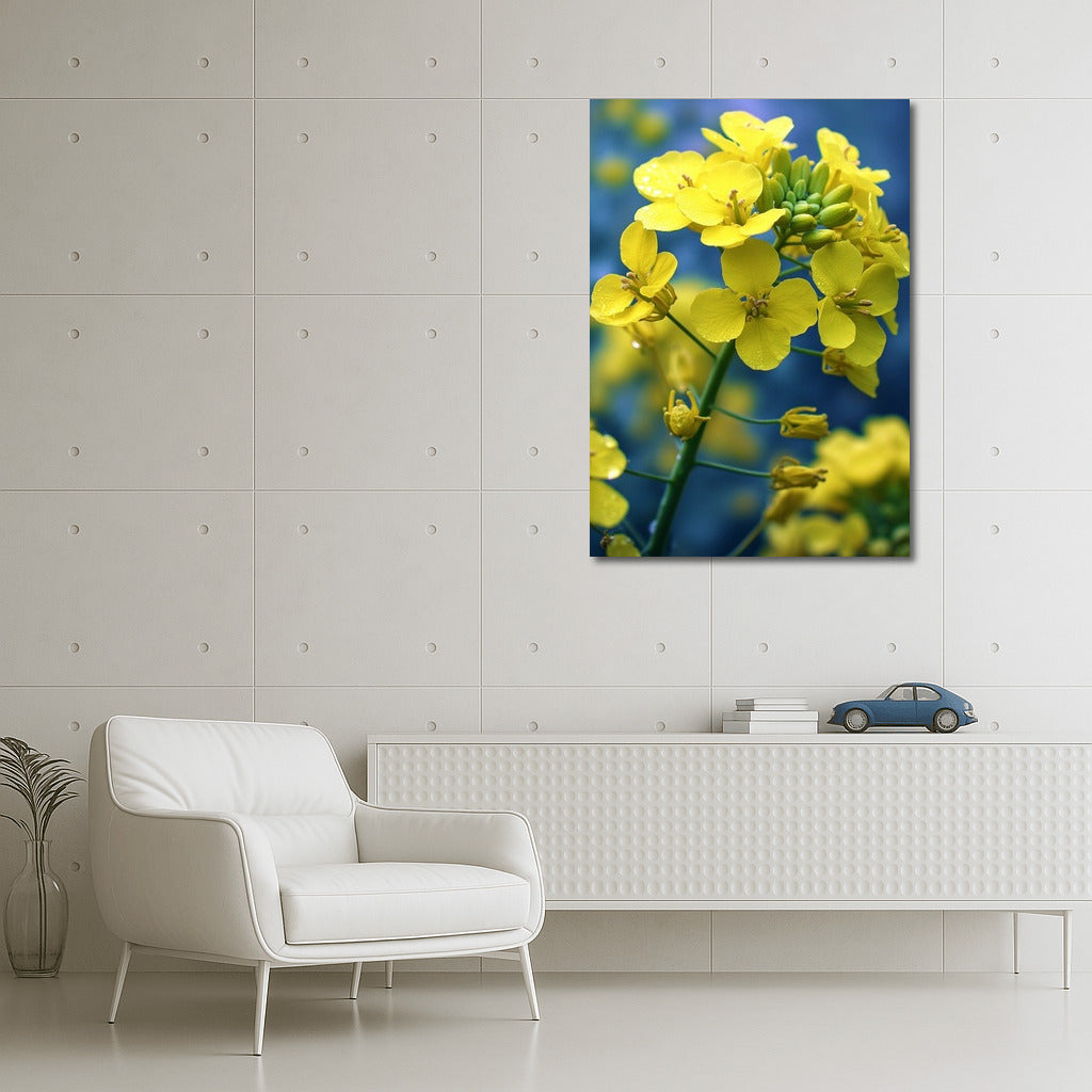 Golden Waltz of Rape Flowers: A Bright Accent for the Interior