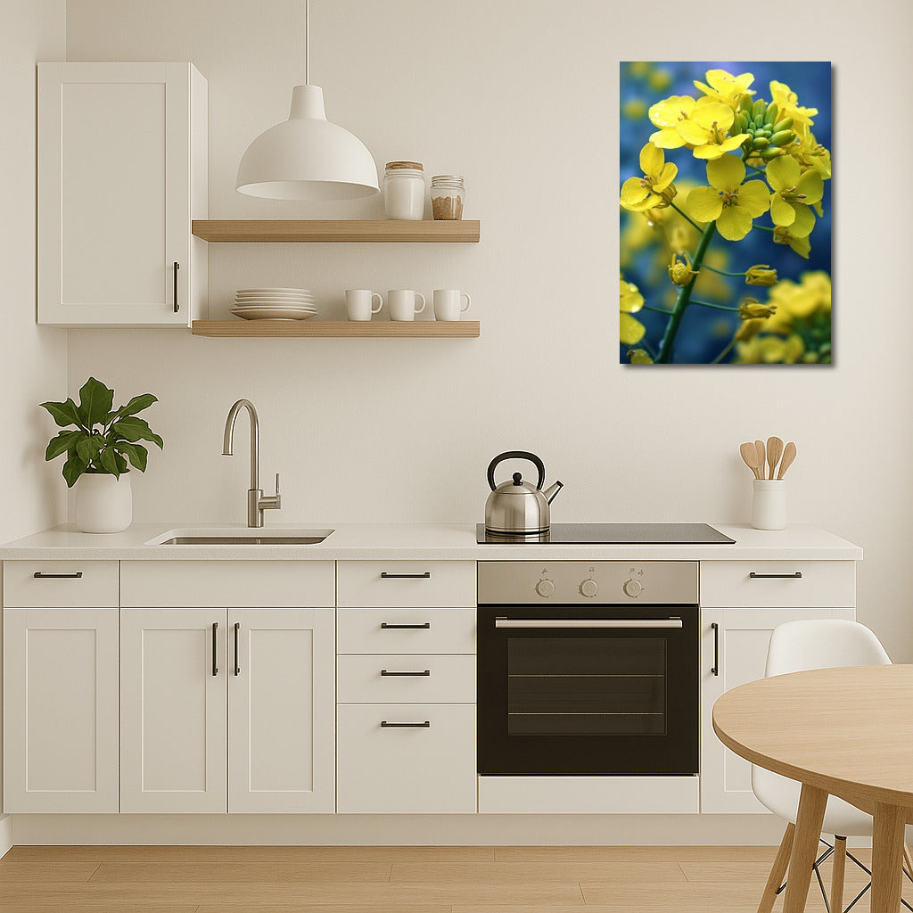 Golden Waltz of Rape Flowers: A Bright Accent for the Interior