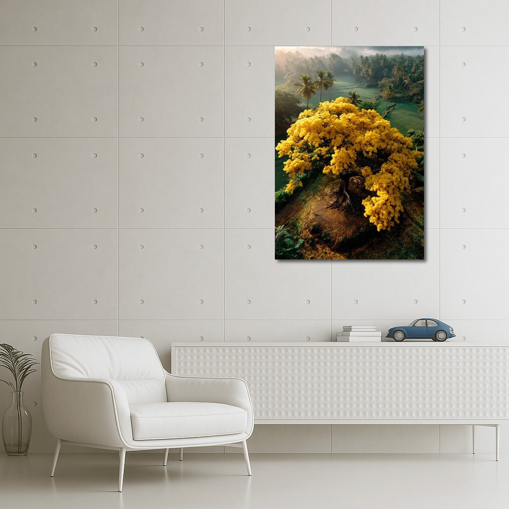 Sun Tree: Abundance of Yellow Flowers