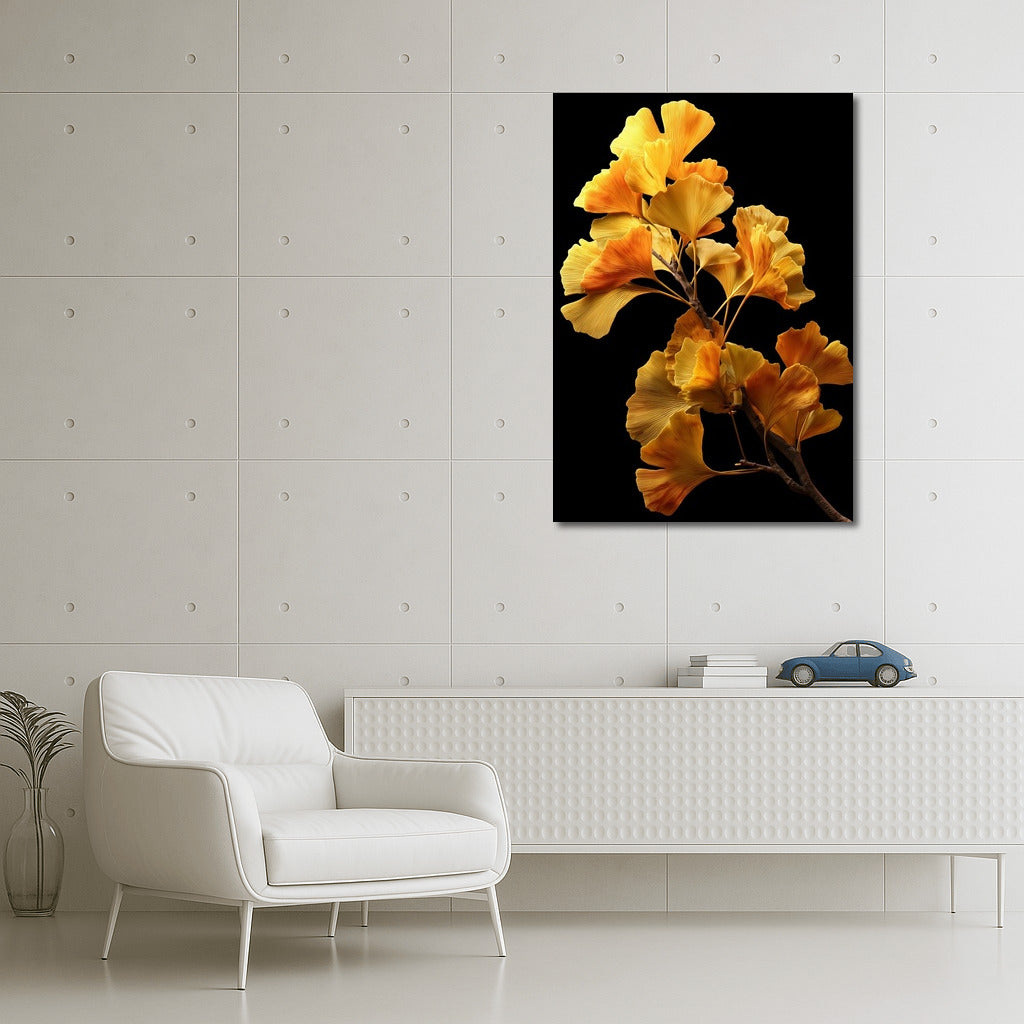 Ginkgo Flowers: A Golden Oasis of Tranquility for the Interior