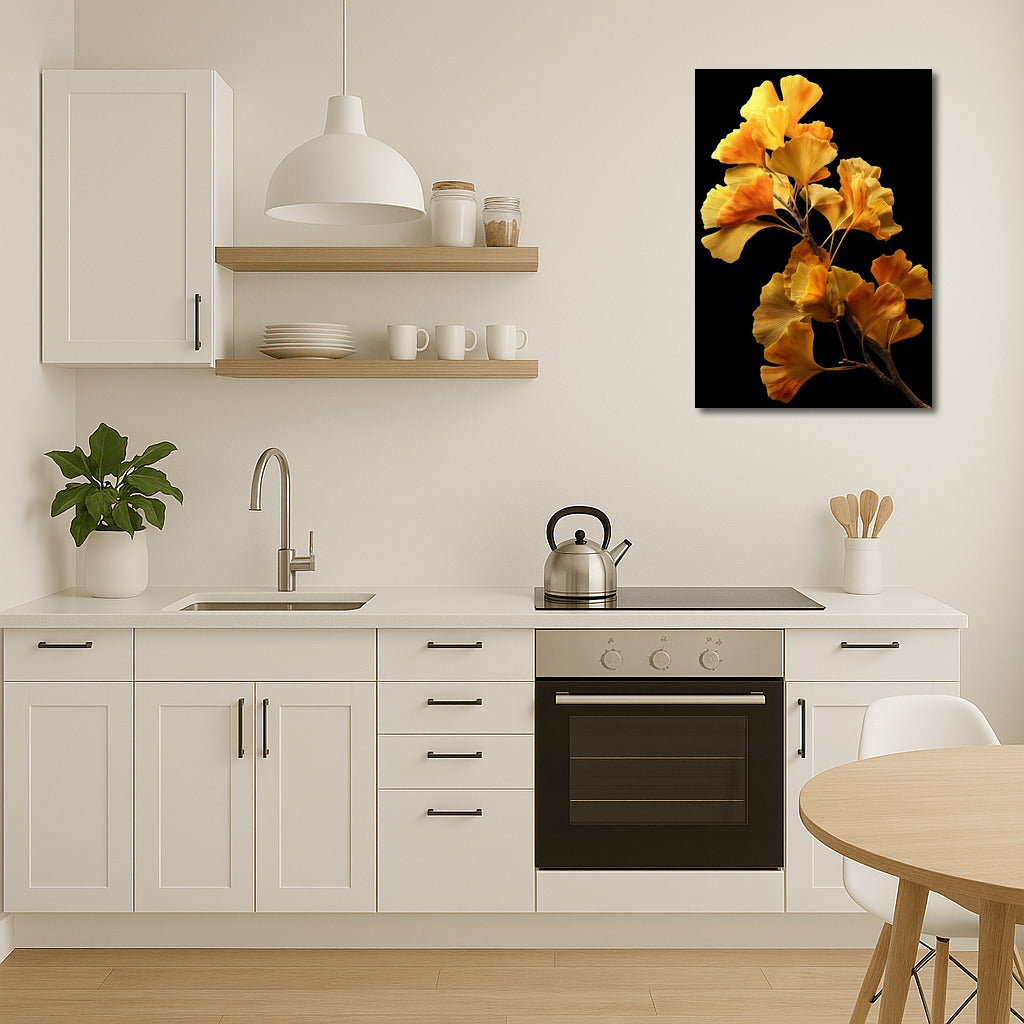 Ginkgo Flowers: A Golden Oasis of Tranquility for the Interior