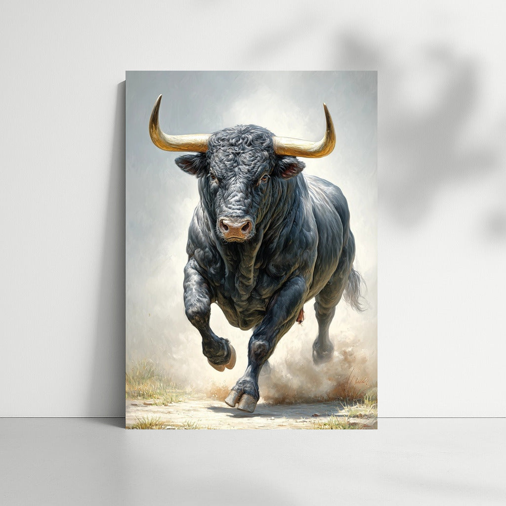 Bull in Motion: Energy and Power on Your Wall