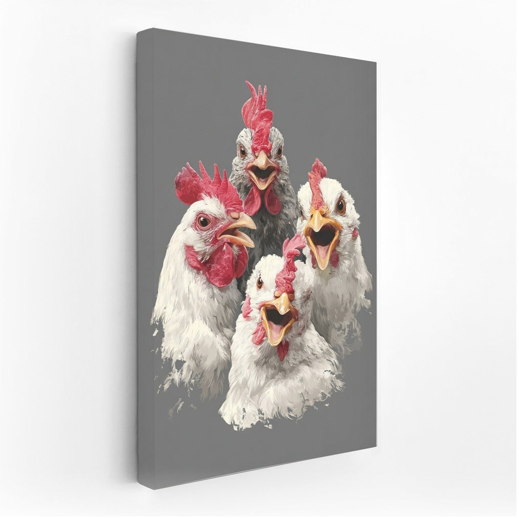 Bright Chickens: Cheerful Morning Charge