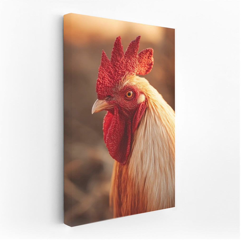 Bright Country Rooster: Elegance and Charm in the Interior