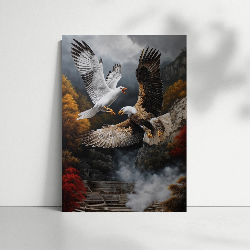 The Eagle and the Seagull: Flight Over the Ancient Arena