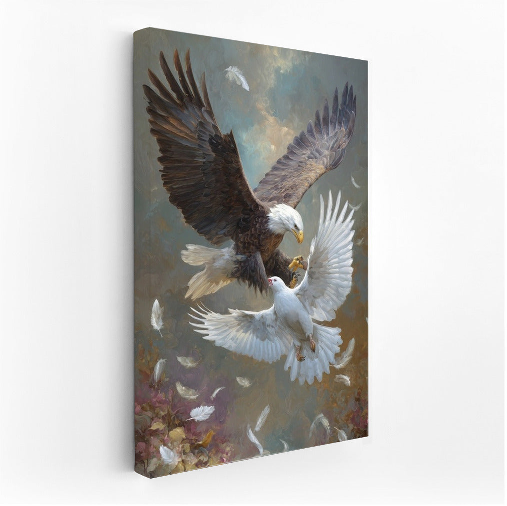 Dance of the Eagle and Dove: Power and Grace on Your Wall