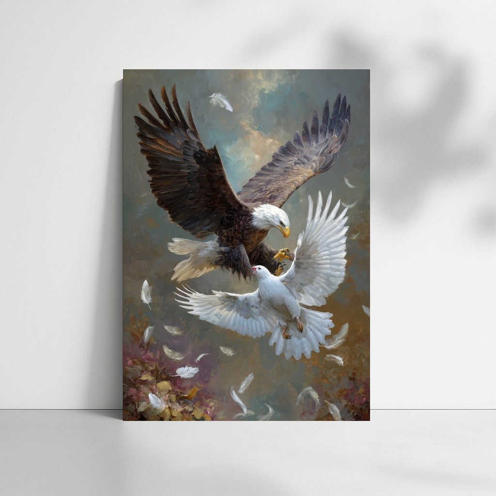 Dance of the Eagle and Dove: Power and Grace on Your Wall