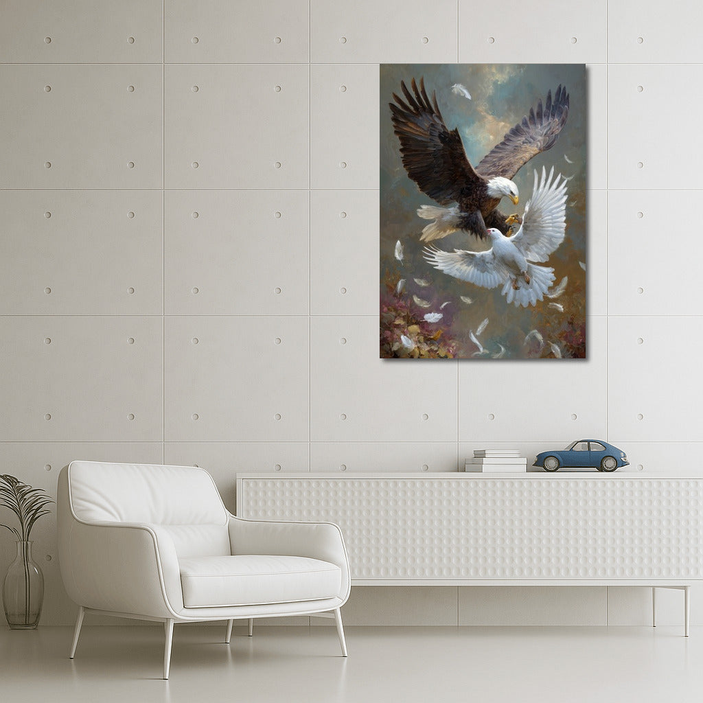 Dance of the Eagle and Dove: Power and Grace on Your Wall