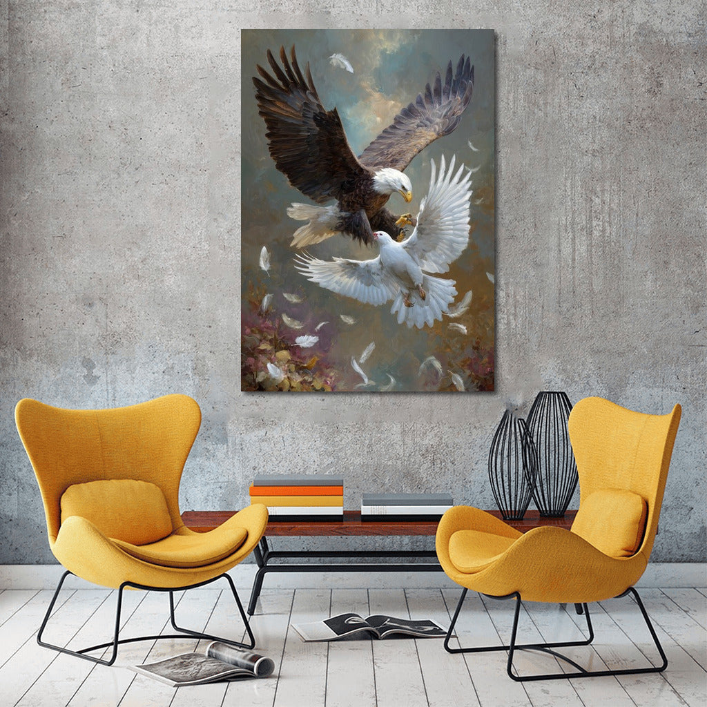 Dance of the Eagle and Dove: Power and Grace on Your Wall