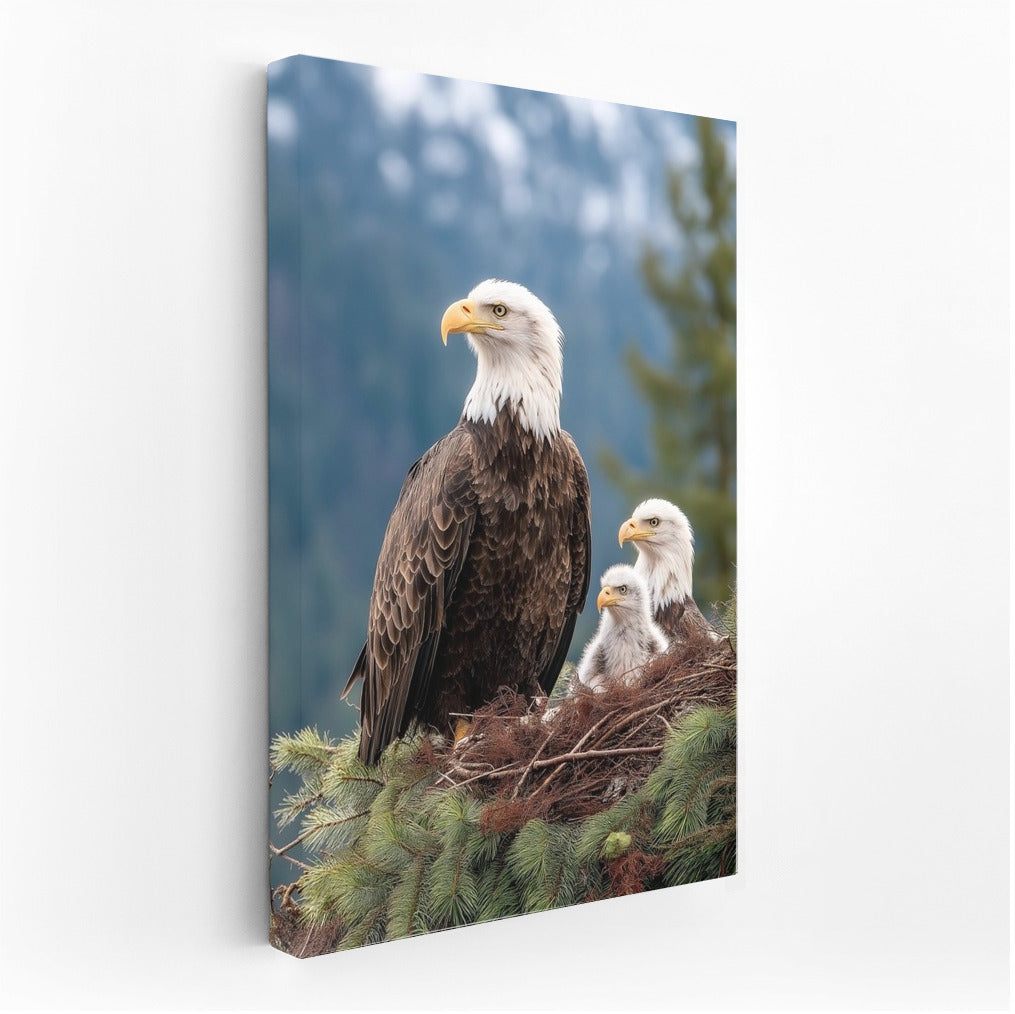 Soaring Eagles: The Majesty of the Mountain Landscape