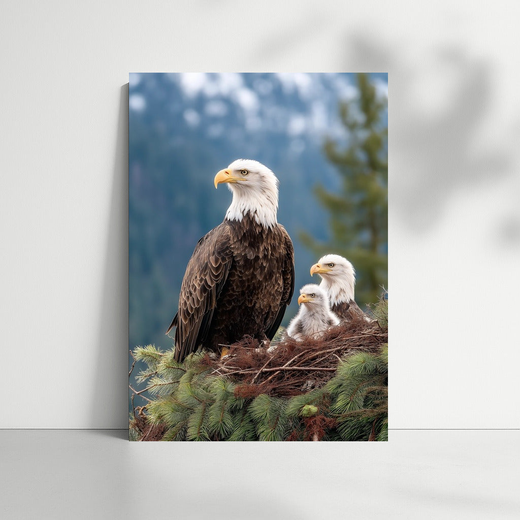 Soaring Eagles: The Majesty of the Mountain Landscape
