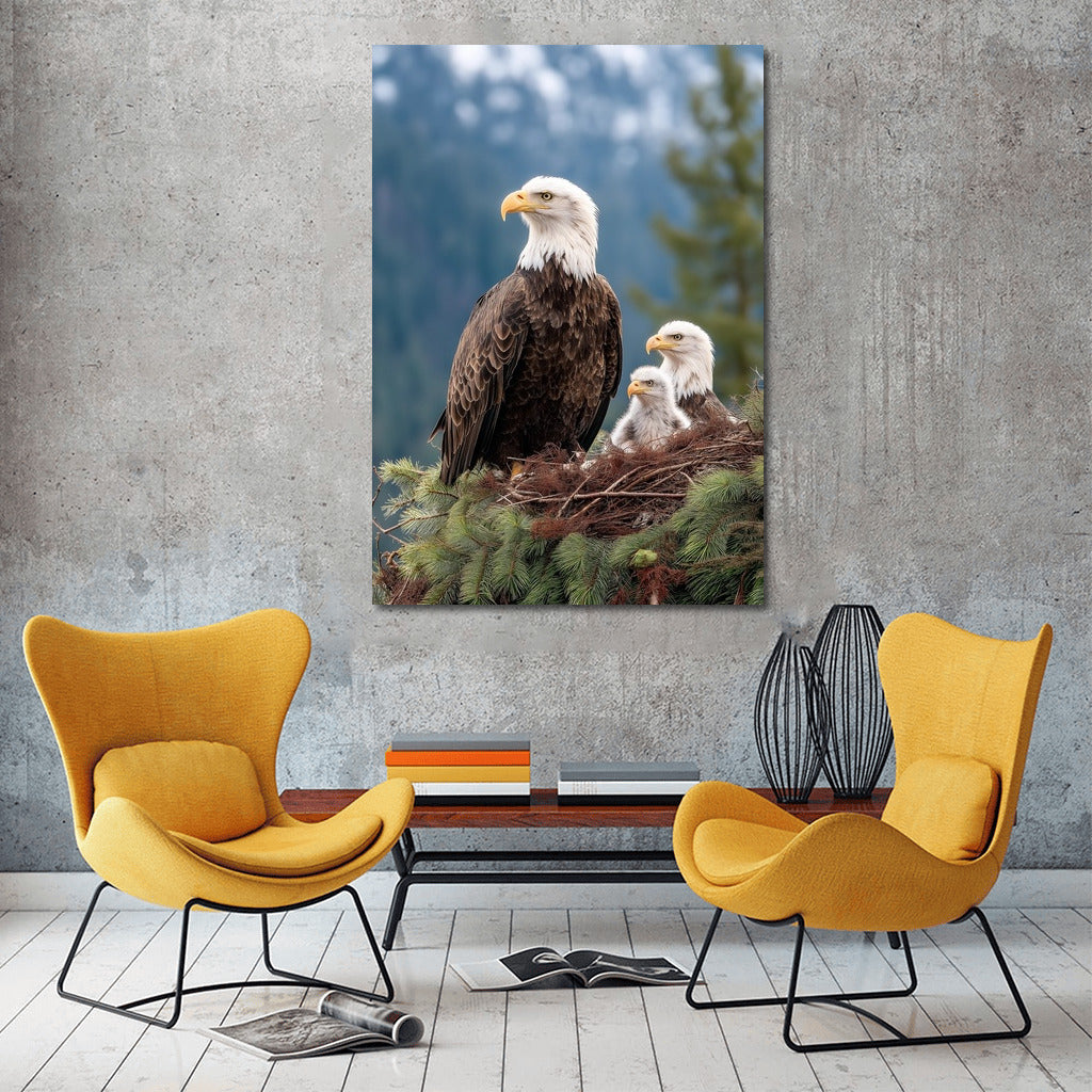 Soaring Eagles: The Majesty of the Mountain Landscape