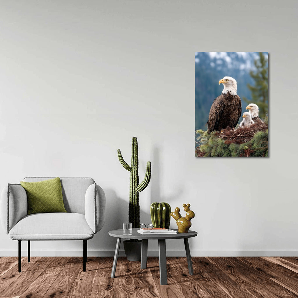 Soaring Eagles: The Majesty of the Mountain Landscape
