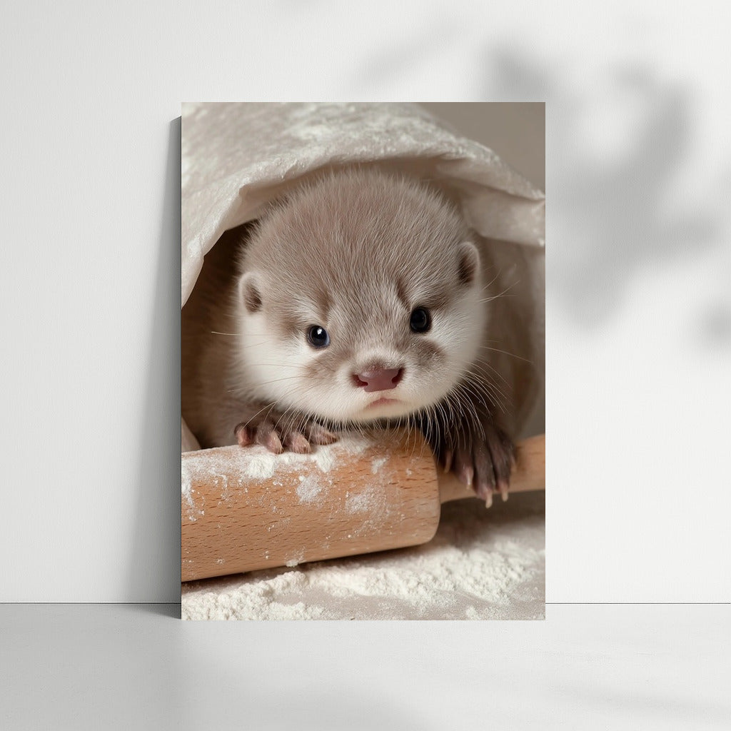 Little Otter in a Cloud of Flour: Coziness and Warmth for Your Home