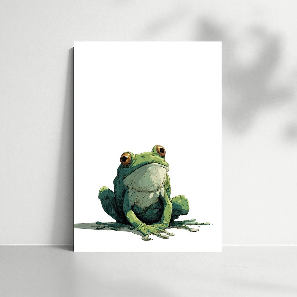 The Charm of the Green Frog: Natural Harmony for Your Interior