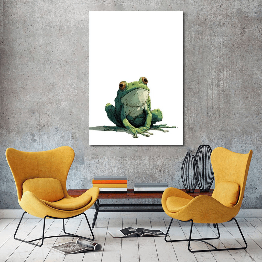 The Charm of the Green Frog: Natural Harmony for Your Interior