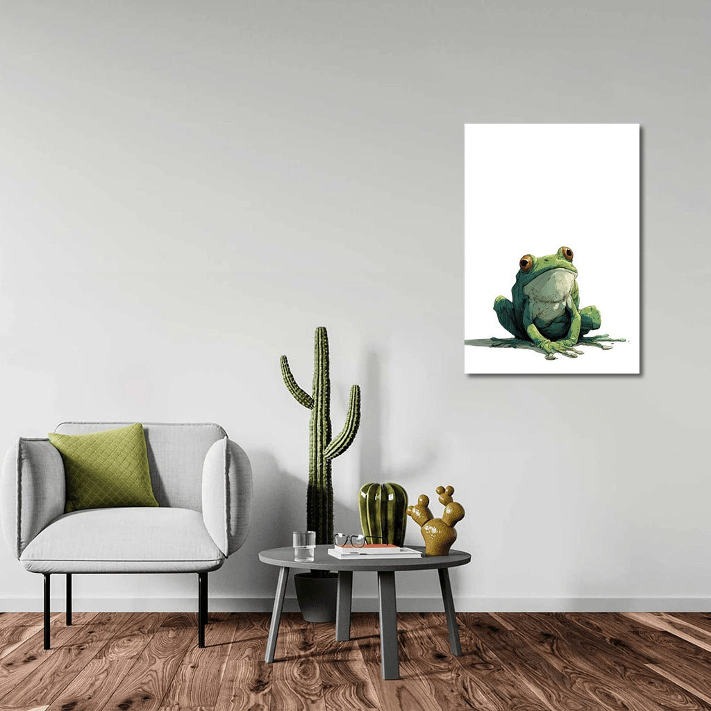 The Charm of the Green Frog: Natural Harmony for Your Interior
