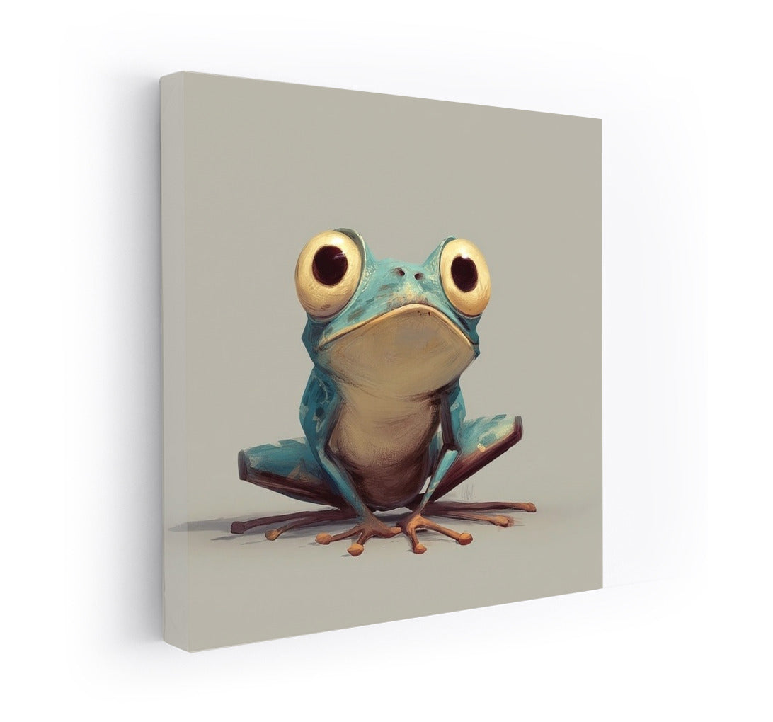 Funny Frog in Fantasy World