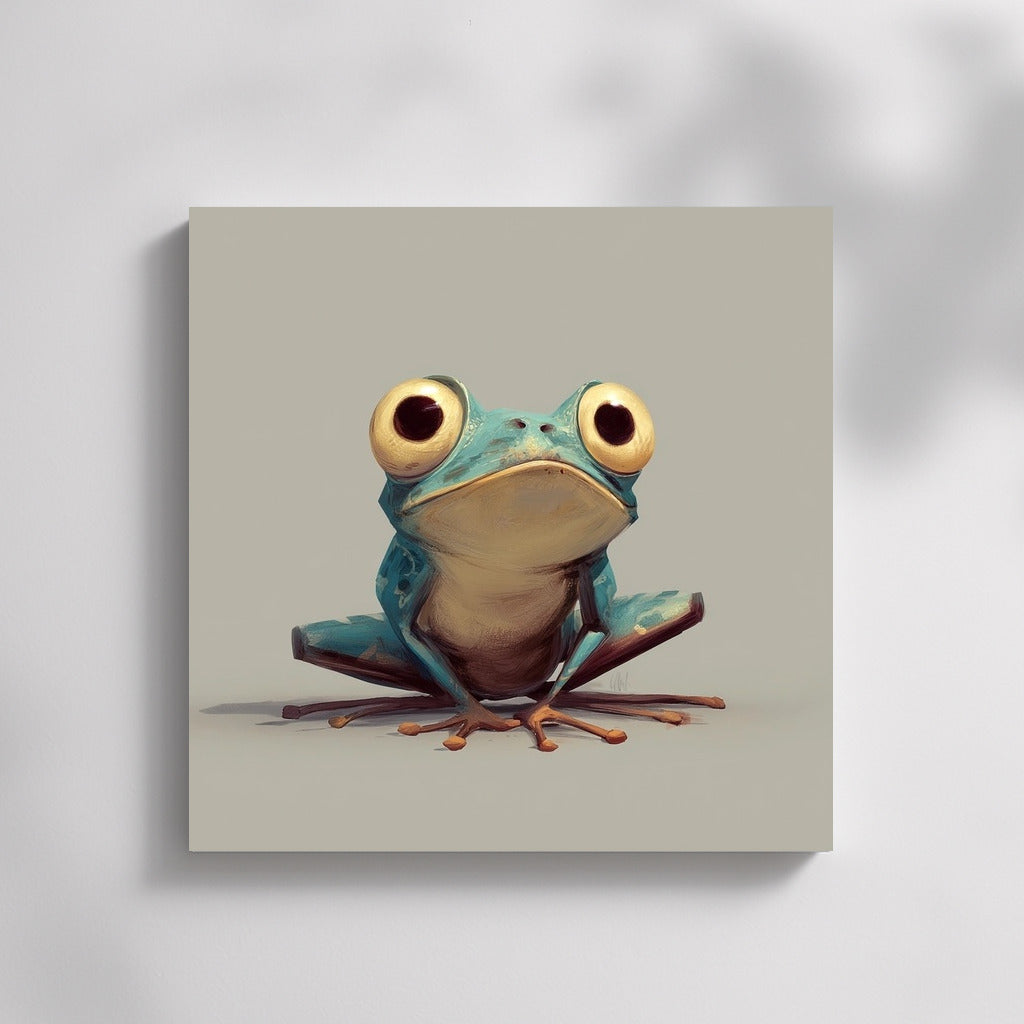 Funny Frog in Fantasy World