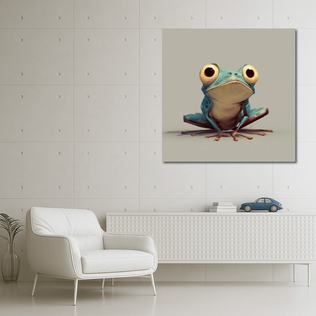 Funny Frog in Fantasy World