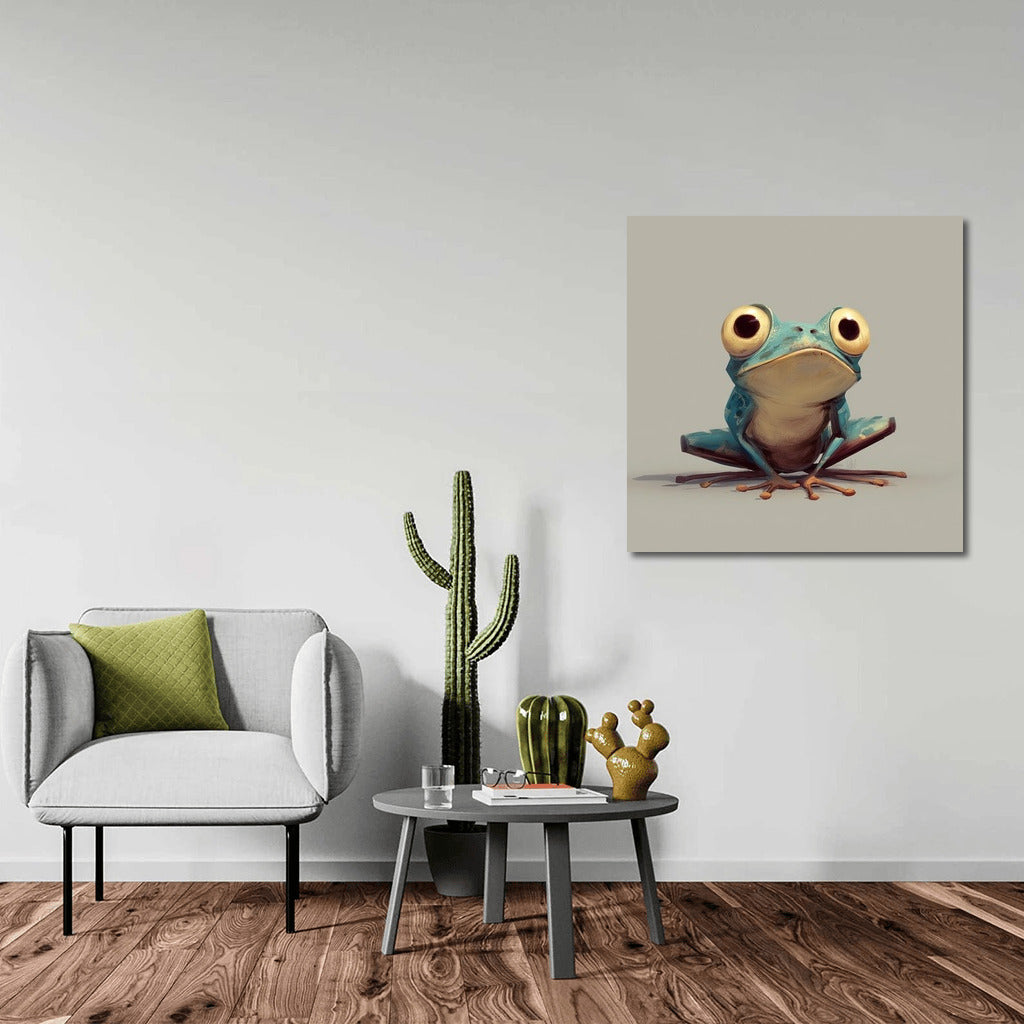Funny Frog in Fantasy World