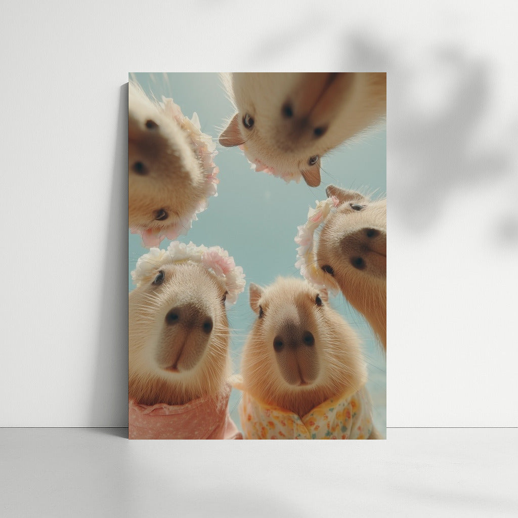 Flower Capybara: Joy and Comfort in Your Home