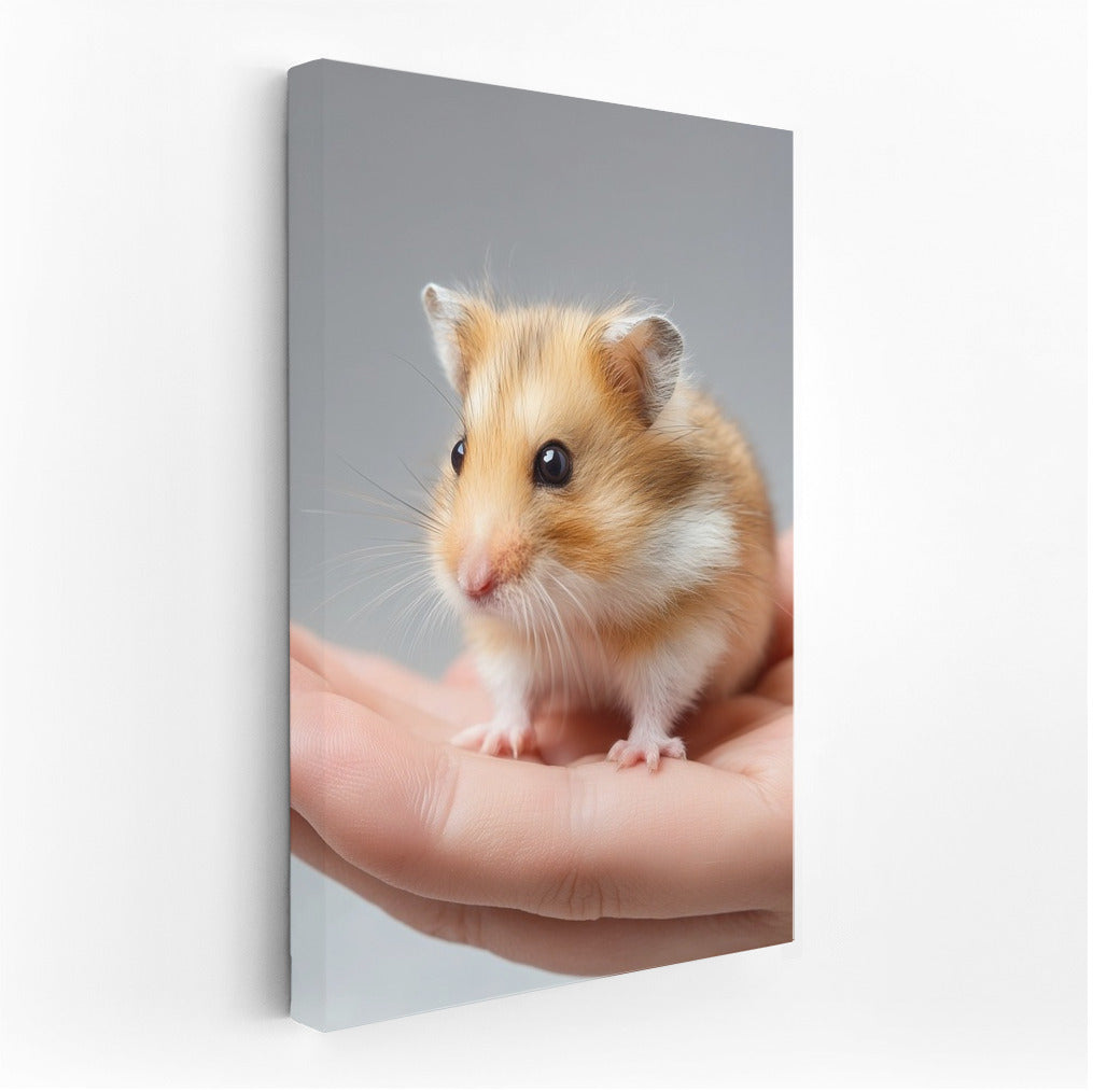 Cozy Hamster on the Palm: The Perfect Gift for Fluffy Lovers